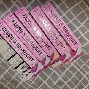 2 For  5 Blush & Highlight Double Ended Stick - Pink